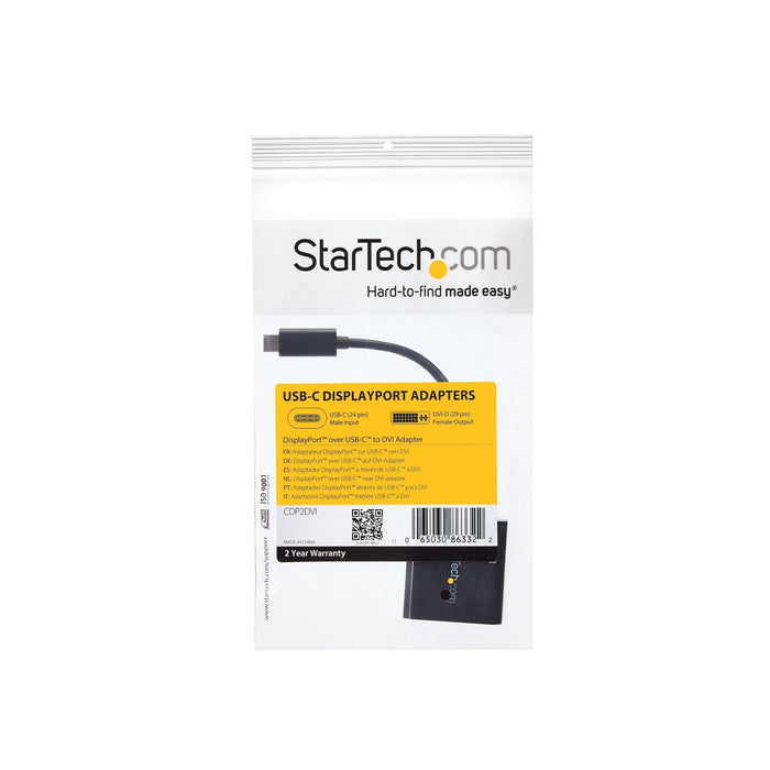 Startech.Com Adaptador Gráfico Usb-C A Dvi Conversor Video Usb 3.1 Type-C Adaptador Para Vídeo / Usb Usb-C (M) A Dvi-I (H) Thunderbolt 3 Admite 1920x1200 (Wuxga) Negro Para P/N: Bndtb10gi Bndtb210gsfp Bndtb410gsfp Bndtb4m2e1 Bndtbusb3142