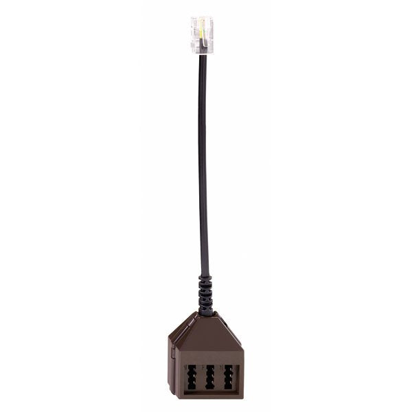 EAN 4043921046715 - Rutenbeck 15400602 cambiador de género para cable Negro imagen 1