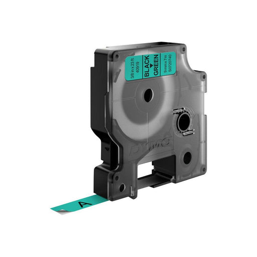 EAN 5411313409193 - DYMO D1 Standard - Black on Green - 9mm cinta para impresora de etiquetas imagen 1