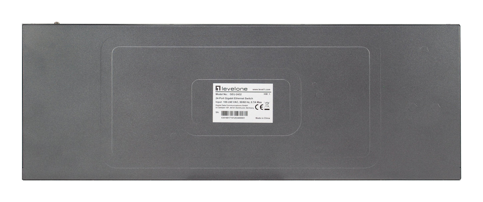 Levelone Switch 24xge 19" Unmanaged Metall