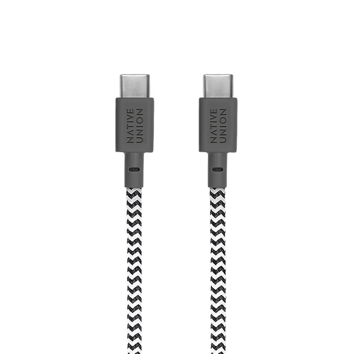 Native Union 30w Usb-C Fast Gan Charger Black + Usb-C Cable Cos.