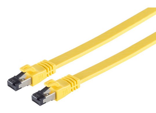 S-Impuls Cable De Red Cat 8.1 Plano Lszh Amarillo 1,5m