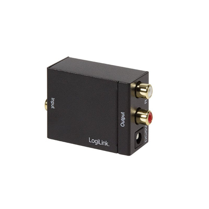 Convertidor De Audio Logilink Coaxial Y Toslink A Analógico L R