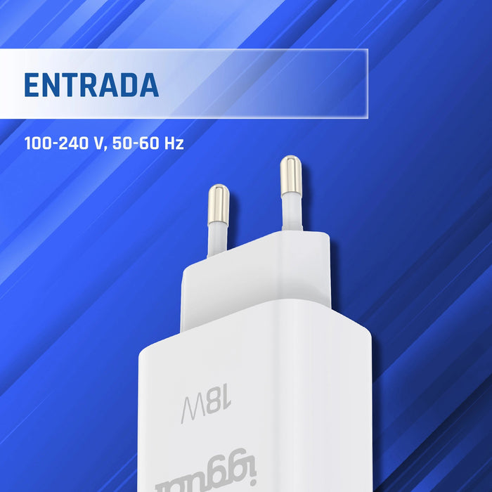 EAN 8435364317174 - iggual IGG317174 cargador de dispositivo móvil Universal Blanco USB Interior imagen 5