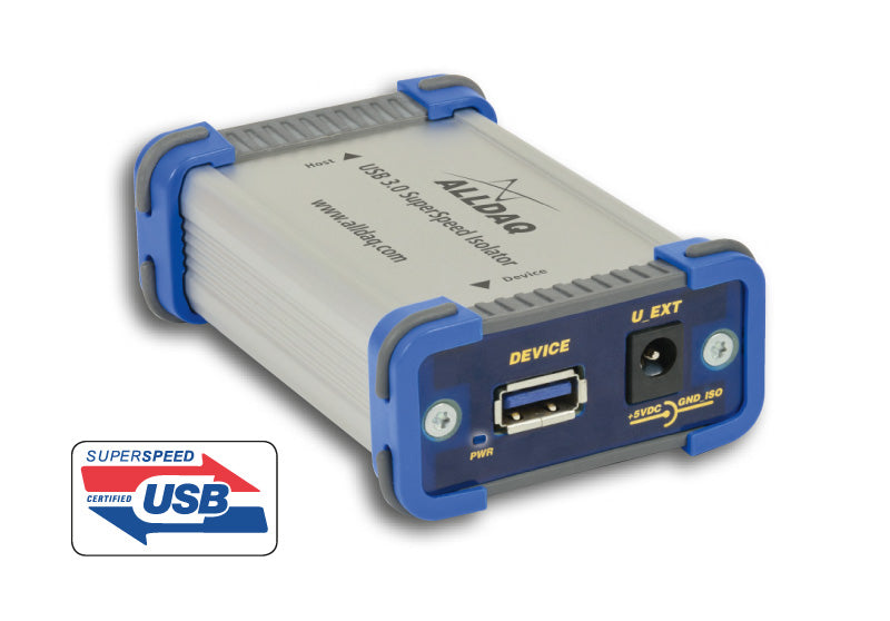 Alldaq Adq-Usb 3.0-Iso-With Power Supply Unit (Us) / - Us Variante -Usb 3.0 Superspeed-Isolator Bis 1kv, Inkl. Passendem 5v-Meckernetzteil Us Variant