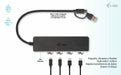 EAN 8595611703904 - i-tec Metal C31HUBMETAL2A2C hub de interfaz USB 3.2 Gen 1 (3.1 Gen 1) Type-C 10000 Mbit/s Negro imagen 4