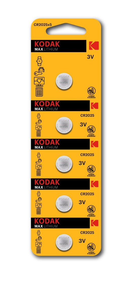 EAN 0887930411560 - Kodak CR2025 Batería de un solo uso Lithium-Manganese Dioxide (LiMnO2) imagen 1