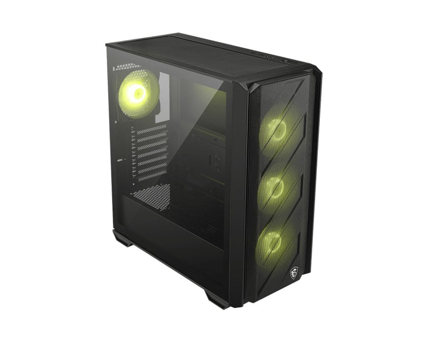 EAN 4711377386197 - MSI MAG FORGE 330R AIRFLOW carcasa de ordenador Midi Tower Negro, Transparente imagen 2