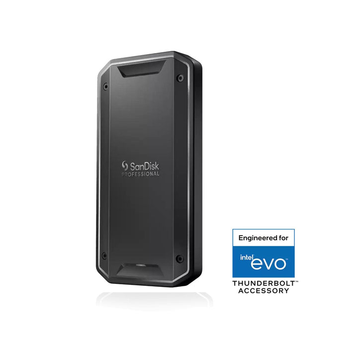 2tb Sandisk Professional Pro G40 Thunderbolt 3 40gbps Usb-C 10gbps Ultra-Rugged Ip68 Dust Water Resistance