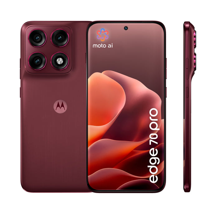 EAN 0840493616360 - Motorola edge 70 pro 17,2 cm (6.78") SIM doble Android 16.0 5G USB Tipo C 8 GB 256 GB 6500 mAh Burdeos imagen 2