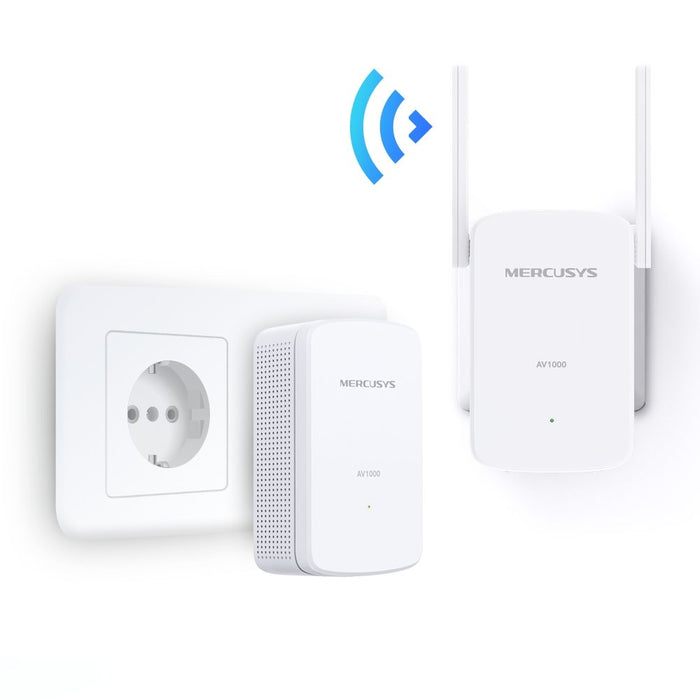 EAN 6935364072698 - Mercusys MP510 KIT adaptador de red PowerLine 1000 Mbit/s Ethernet Wifi Blanco 2 pieza(s) imagen 3