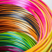 EAN 0817005024517 - 3Doodler FLOW-TRIFILLS material de impresión 3d Ácido poliláctico (PLA) Negro, Azul, Cobre, Oro, Verde, P imagen 3