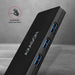 EAN 8595247904362 - Axagon HUE-G1A hub de interfaz USB 3.2 Gen 1 (3.1 Gen 1) Type-A 5000 Mbit/s Negro imagen 4
