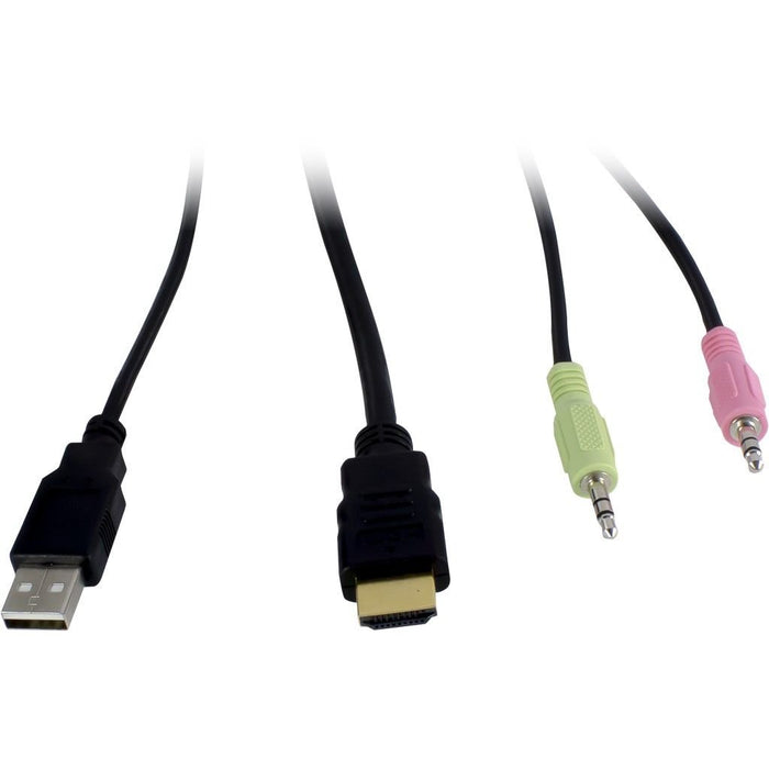 EAN 4260455643443 - Inter-Tech AS-41HA HDMI interruptor KVM Negro imagen 4