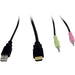 EAN 4260455643443 - Inter-Tech AS-41HA HDMI interruptor KVM Negro imagen 4