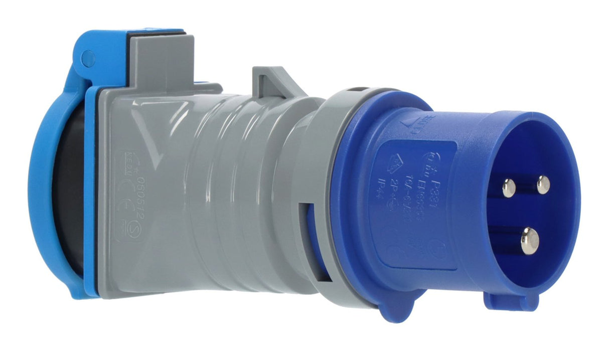 EAN 4007123689484 - Brennenstuhl 1080990010 adaptador de enchufe eléctrico Negro, Azul, Gris imagen 2