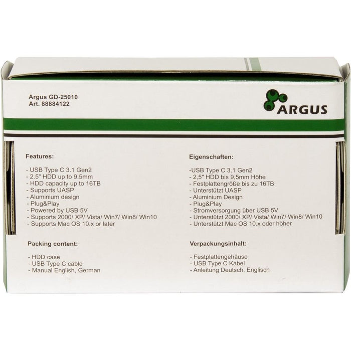 EAN 4260455647045 - Inter-Tech 88884122 caja para disco duro externo Caja de disco duro (HDD) Negro 2.5" imagen 5