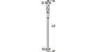 EAN 3165140059510 - Bosch 2 608 596 345 broca imagen 3
