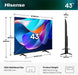 EAN 6942351430102 - Hisense 43A6S 109,2 cm (43") 4K Ultra HD Smart TV Wifi Negro imagen 2