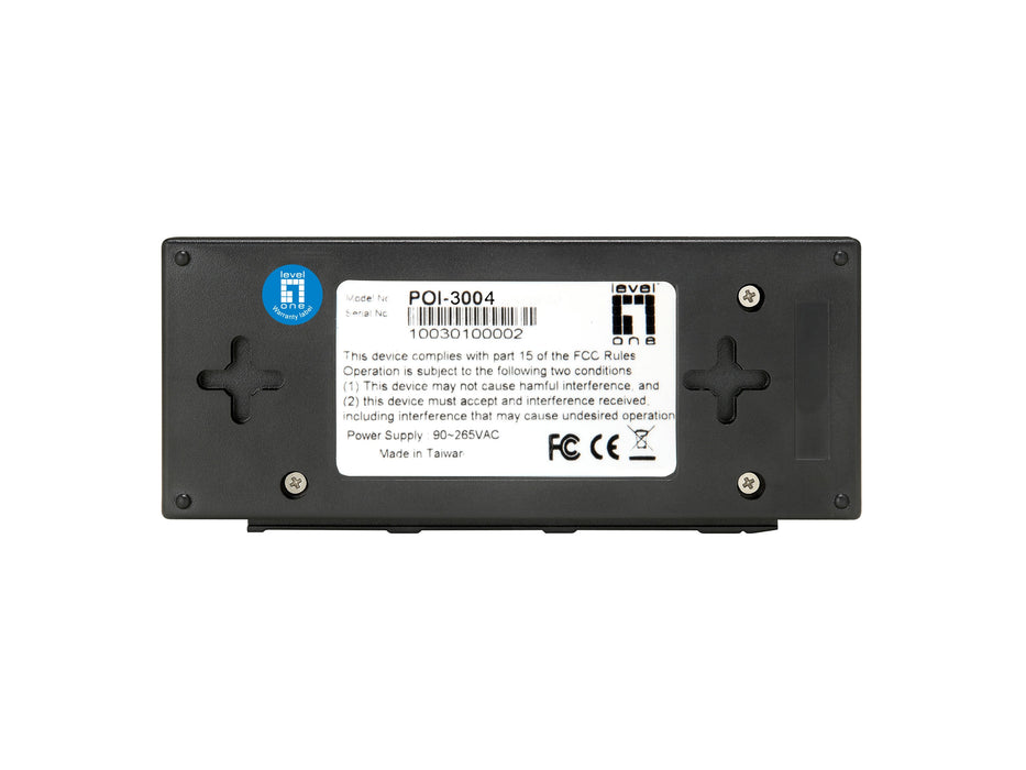 EAN 4015867187821 - LevelOne POI-3004 adaptador e inyector de PoE Gigabit Ethernet 52 V imagen 3