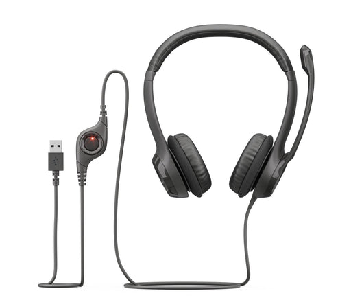 EAN 5099206030015 - Logitech 981-000406 auricular y casco Auriculares Alámbrico Diadema Oficina/Centro de llamadas USB tipo A imagen 2