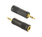 EAN 8716309104944 - Gembird A-6.35F-3.5M cambiador de género para cable 6.35 mm 3.5 mm Negro imagen 1