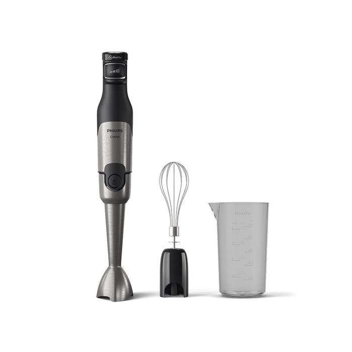 EAN 8720389035340 - Philips 5000 series HR2682/00 licuadora Batidora de inmersión 1200 W Negro, Acero inoxidable imagen 1