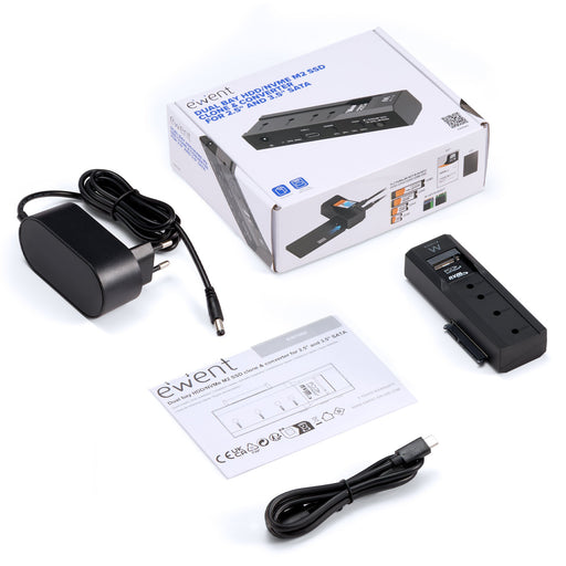EAN 8052101435146 - Ewent EW7065 caja para disco duro externo Carcasa de disco duro/SSD Negro 2.5/3.5" imagen 2