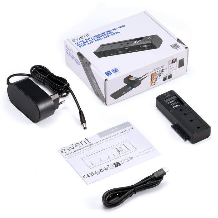 EAN 8052101435146 - Ewent EW7065 caja para disco duro externo Carcasa de disco duro/SSD Negro 2.5/3.5" imagen 2