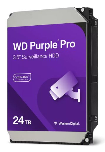 EAN 0718037905488 - Western Digital Purple Pro WD241PURP disco duro interno 24 TB 7200 RPM 512 MB 3.5" SATA imagen 1