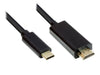 EAN 4014619366590 - Alcasa GC-M0101 adaptador de cable de vídeo 2 m HDMI tipo A (Estándar) USB Tipo C Negro imagen 1