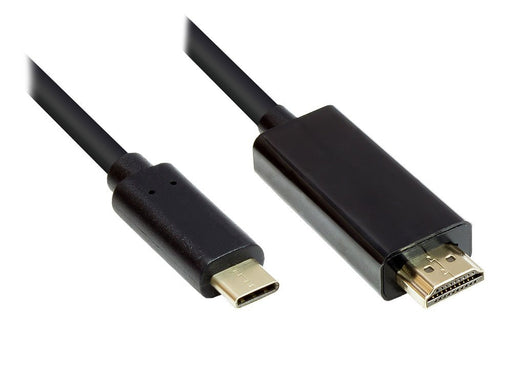 EAN 4014619366590 - Alcasa GC-M0101 adaptador de cable de vídeo 2 m HDMI tipo A (Estándar) USB Tipo C Negro imagen 1