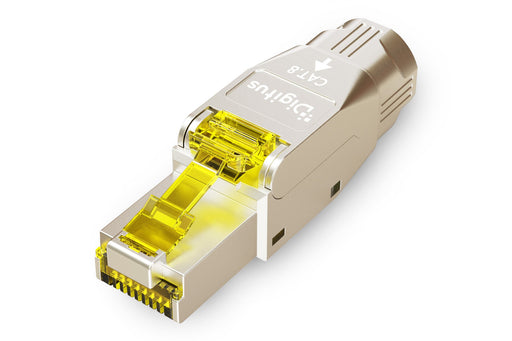 EAN 4016032499381 - Digitus DN-93838 conector RJ-45 Plata, Amarillo imagen 1