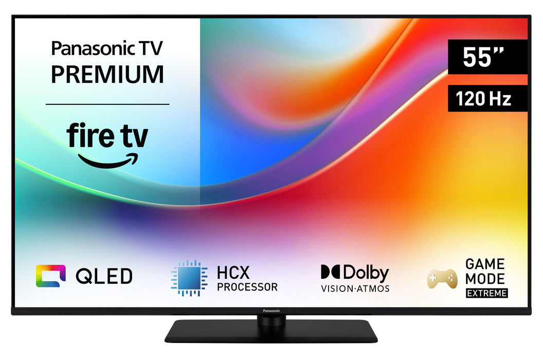 139,7cm 55" (3840x2160) Panasonic Tv-55w85b 16:9 4k Qled 120hz Fire Tv Hdr Dolby Atmos