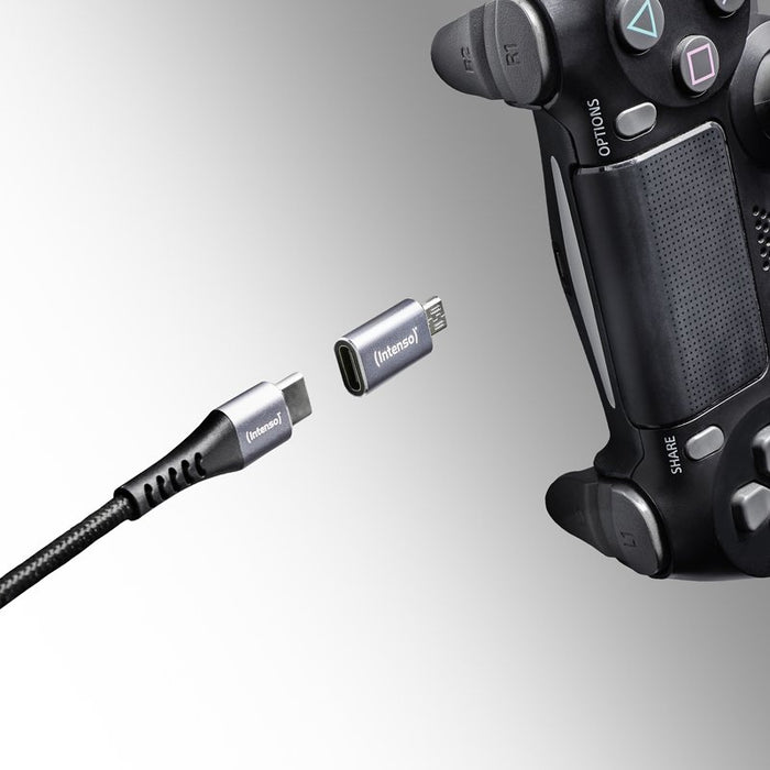EAN 4034303038121 - Intenso 7600213 cambiador de género para cable Antracita imagen 6