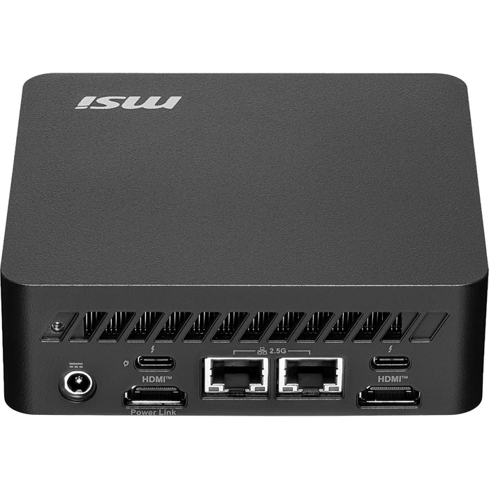 Msi Cubi Nuc Ai+ 3mg-003eu Intel Core Ultra 7 355 16gb 1tb Ssd W11p Black
