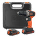 EAN 5035048695258 - Black & Decker BCD003C2K-QW taladro 1400 RPM Sin llave Negro, Rojo imagen 1
