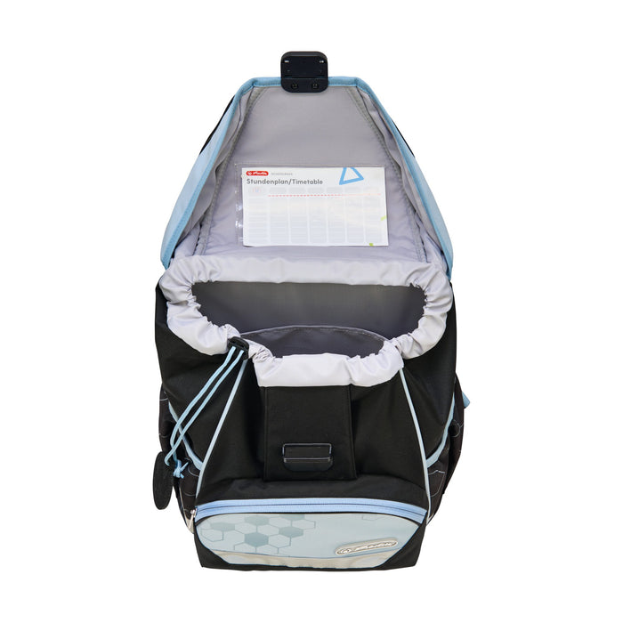 EAN 4008110396460 - Herlitz UltraLight XL Plus Cyber Soccer juego de mochila escolar Niño Poliéster Azul, Azul oscuro imagen 7