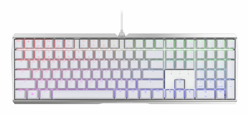 Mx Board 3.0s - Mechanical Keyboard - Corded - Mx Red - Qwerty - White