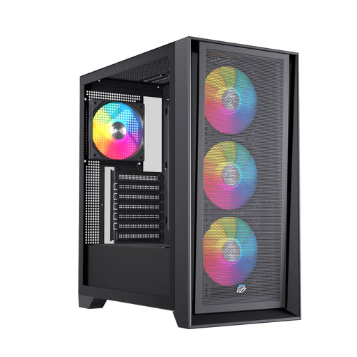 EAN 6977277360141 - Einarex EXCS-PL-600R-B carcasa de ordenador Midi Tower Negro imagen 1