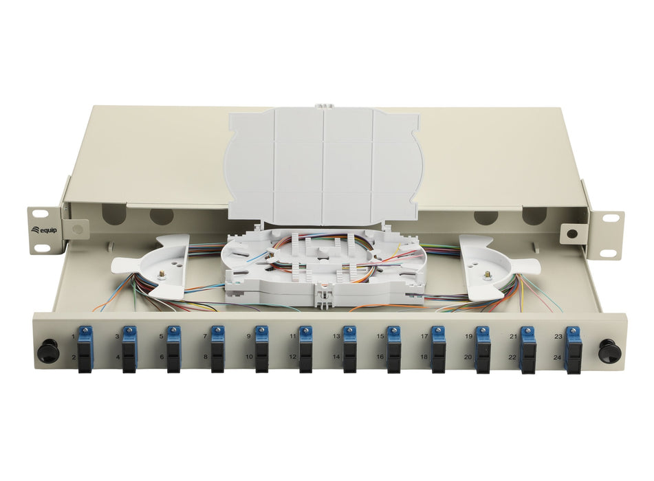 Equip Lwl-Spleisskamen 12-Port Sc-Duplex Os2 1u Komplett Gr