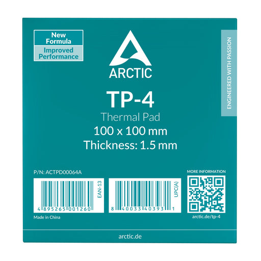 EAN 4895265001260 - ARCTIC TP-4 compuesto disipador de calor Parche térmico imagen 2