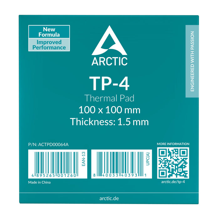 EAN 4895265001260 - ARCTIC TP-4 compuesto disipador de calor Parche térmico imagen 2