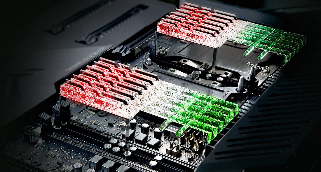 Memoria Ram G.Skill Trident Z Royal Ddr4 64gb 2x32gb 4000mhz Cl18 1.4v Silver
