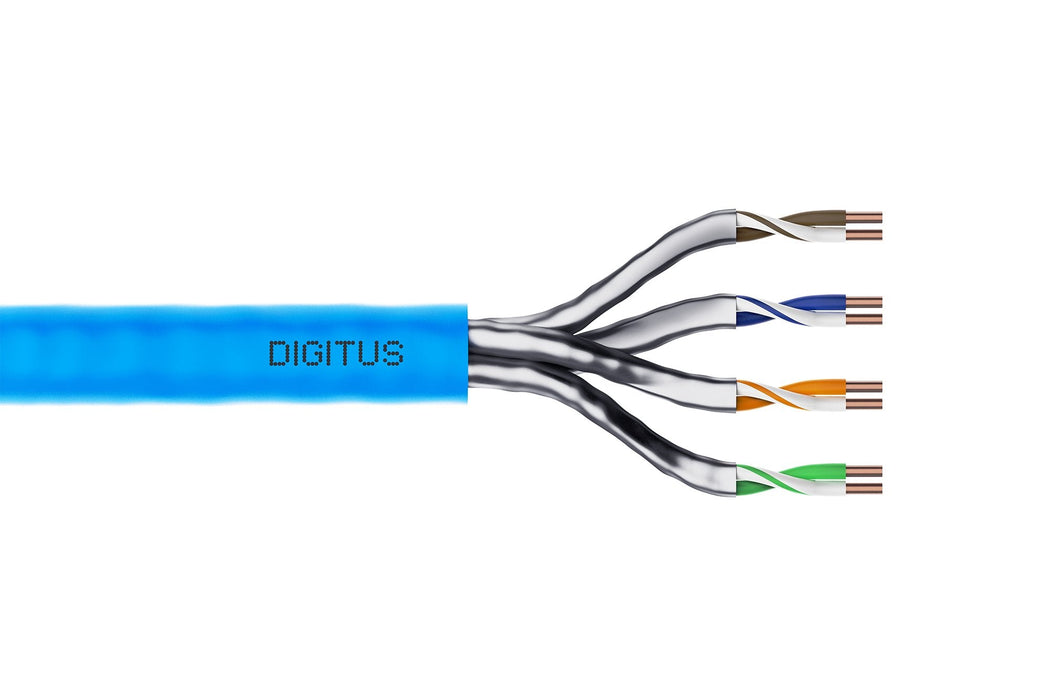 Digitus Dk-1624-A-Vh-5 Cable De Red Azul Claro Cat6a U/Ftp (Stp) Alrededor