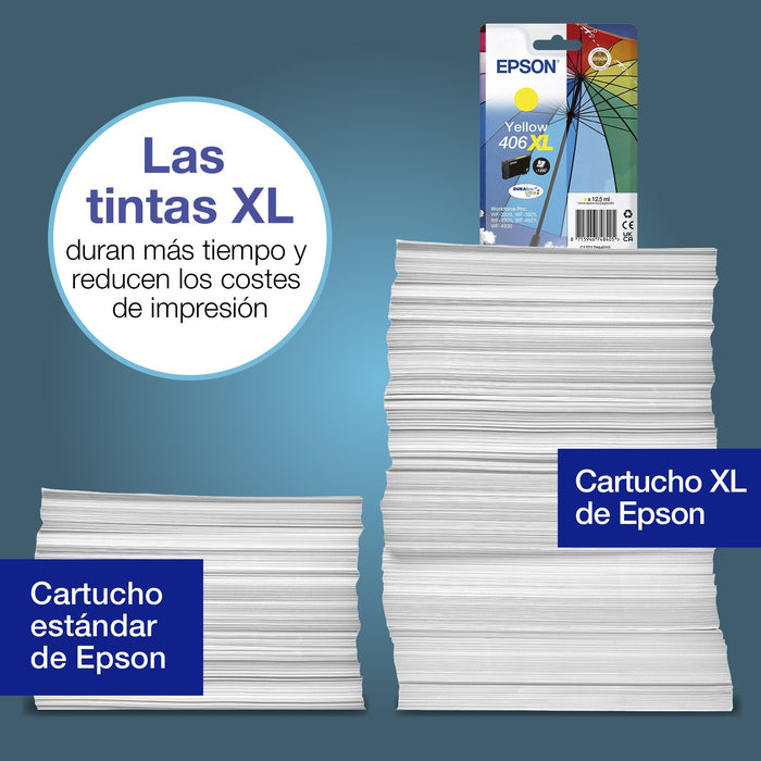 Epson Singlepack Yellow 406xl Durabrite Ultra Ink