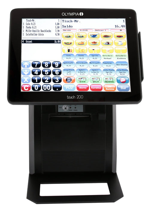 Olympia Touch 200 Tse Todo-En-Uno 24,6 Cm (9.7") Pantalla Táctil Negro