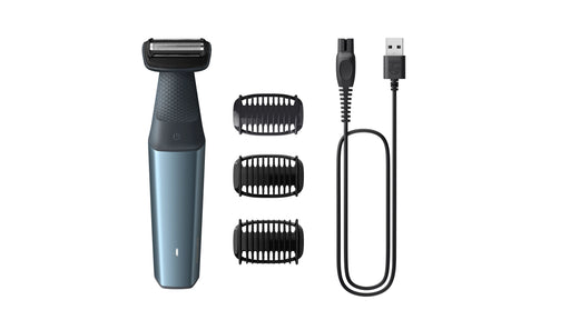 EAN 8720689020534 - Philips BG3027/05 afeitadora corporal Negro, Azul imagen 2