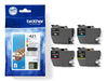 EAN 4977766813600 - Brother LC-421VAL PagePack 4 pieza(s) Original Rendimiento estándar Negro, Cian, Magenta, Amarillo imagen 4