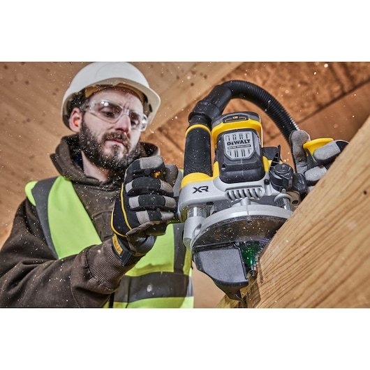 EAN 5035048810330 - DeWALT DCW620NT-XJ fresadora y desbastadora Negro, Amarillo 23000 RPM imagen 14